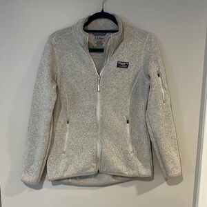 L.L. Bean Sweater Fleece Full-Zip Jacket - Sailcloth